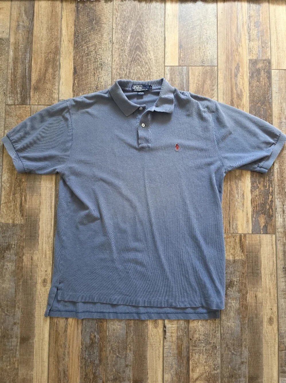 Polo Ralph Lauren - Classic Fit Pique Polo Shirt - L - Slate Gray